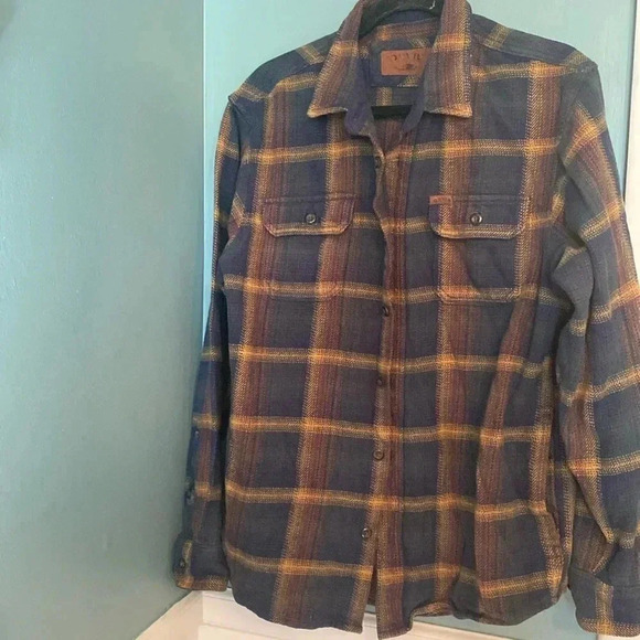 Orvis mens 100%cotton plaid button down - long sleeve - great condition - large - Picture 1 of 8